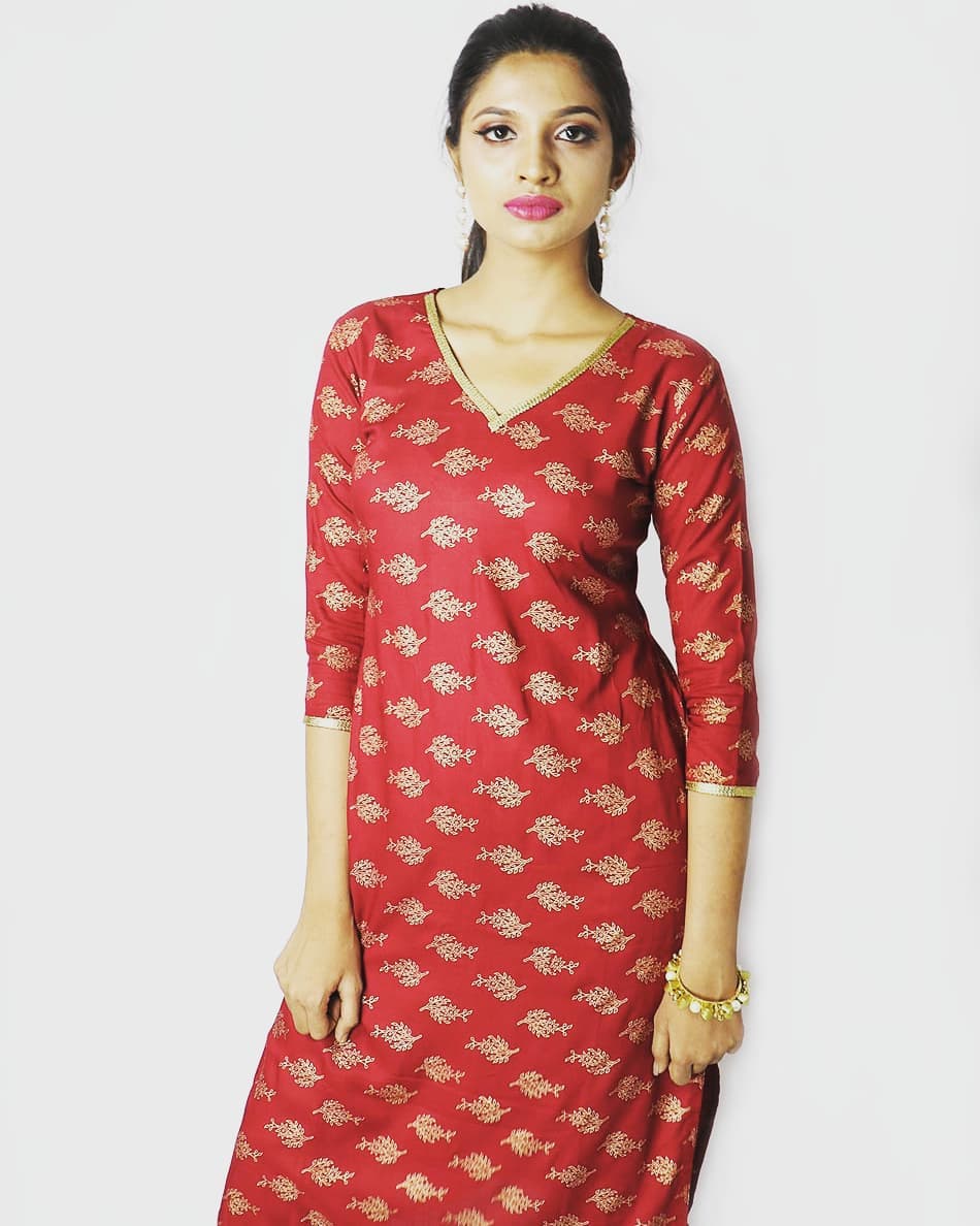 Kurti Neck Designs Front Neck Design For Kurti Bright Cures