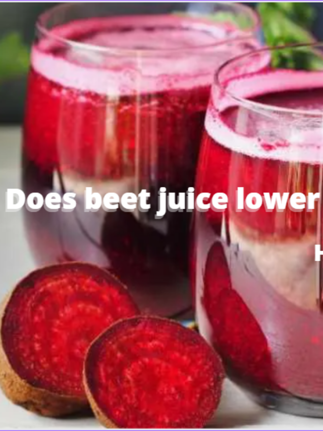 Beet Juice For Blood Pressure