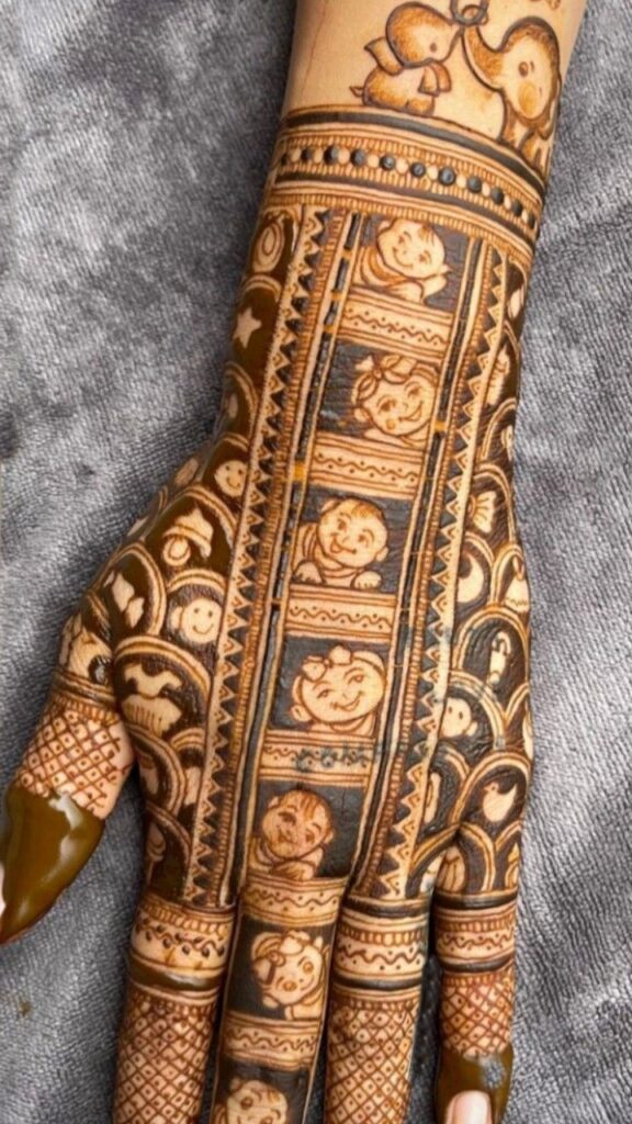 Back Hand Mehndi Design