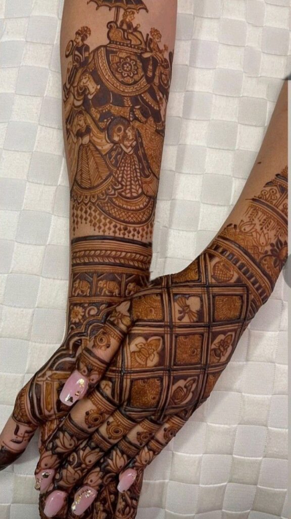 Back Hand Mehndi Design