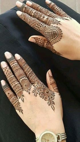 Back Hand Mehndi Design