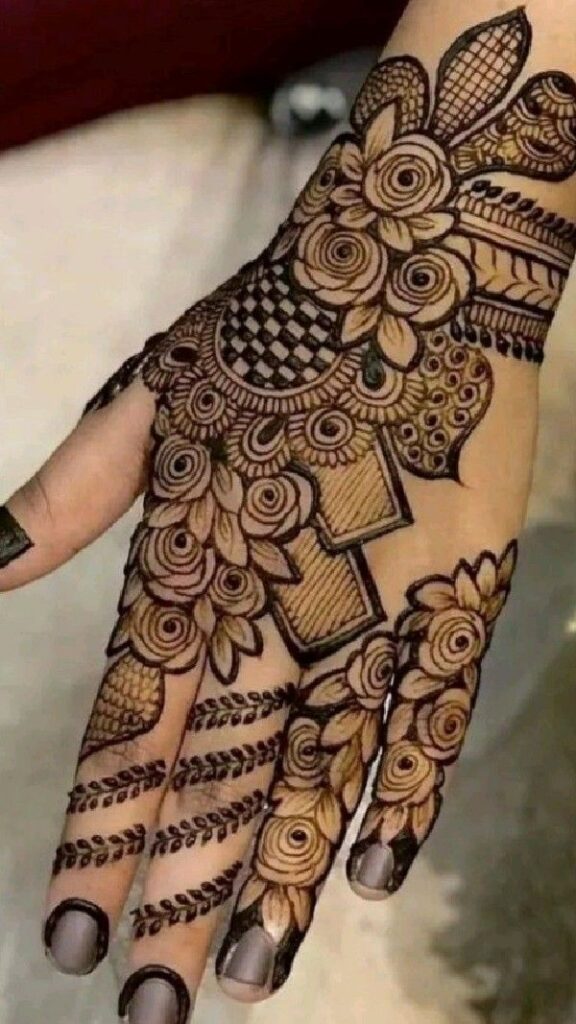 Back Hand Mehndi Design