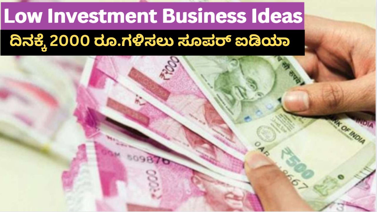 Low Investment Business Ideas In Kannada