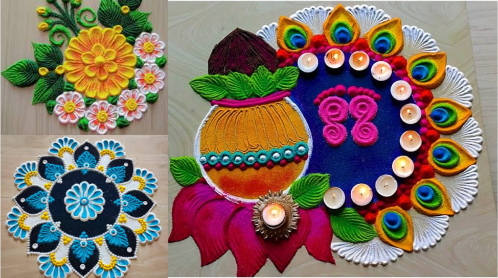 Rangoli In Simple Design