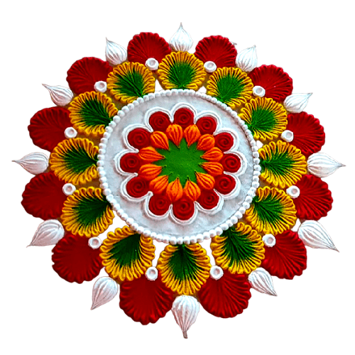 Rangoli In Simple Design