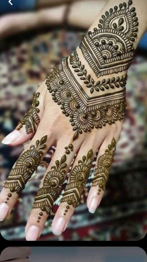 Back Hand Mehndi Design | Modern Back Hand Mehndi Design