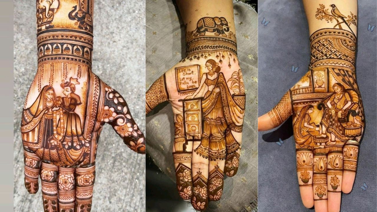 Simple Mehndi Designs For Front Hands