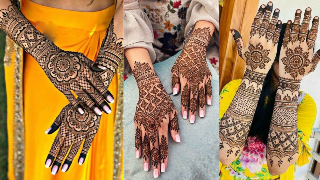 Back Hand Mehndi Design | Modern Back Hand Mehndi Design