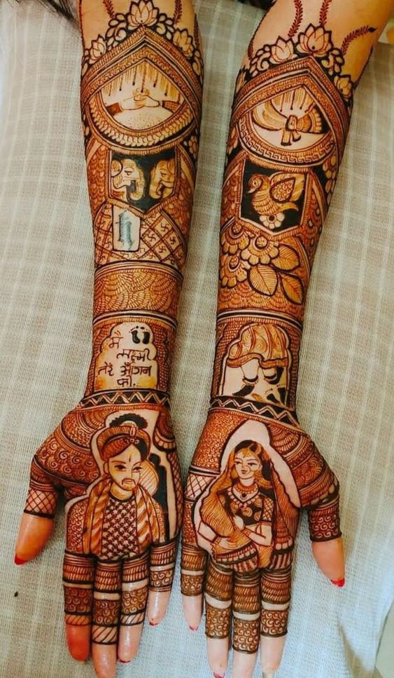 Simple Mehndi Designs For Front Hands