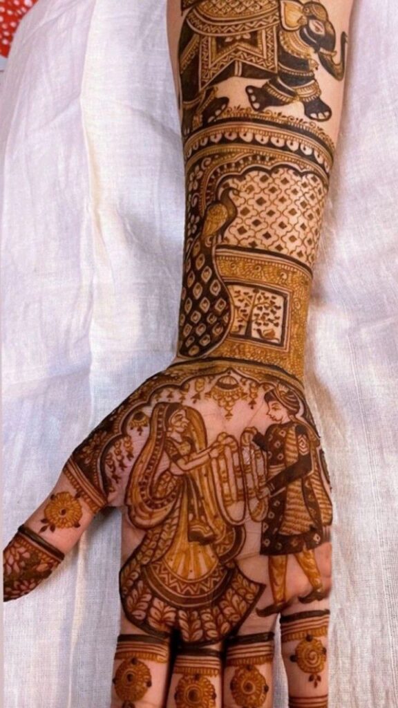 Simple Mehndi Designs For Front Hands