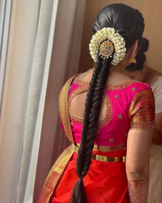 Indian Wedding Hairstyles for Long Hair  K4 Fashion