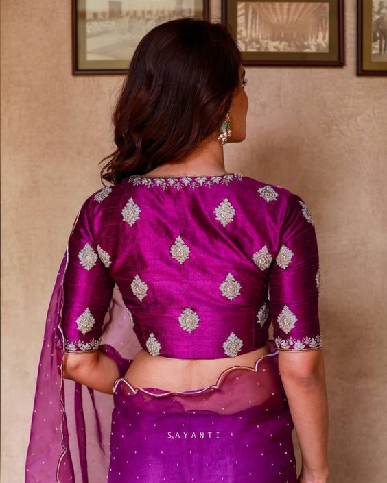 24+ Gorgeous Silk Saree Blouse Designs 2023