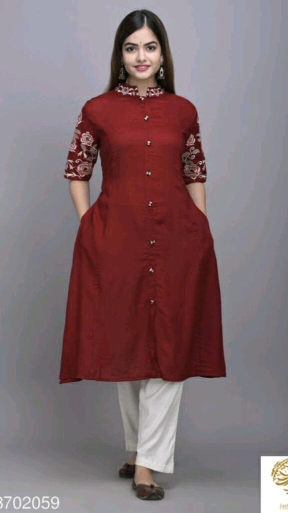 Beautiful Pocket Kurti Designs 2023