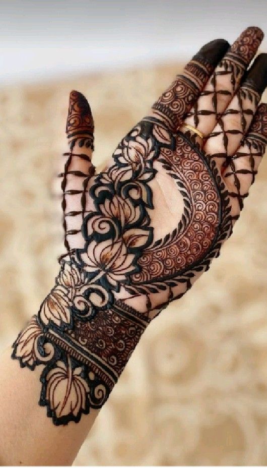 50+ Modern Lotus Mehndi Designs | Royal Lotus Mehndi Designs 2023