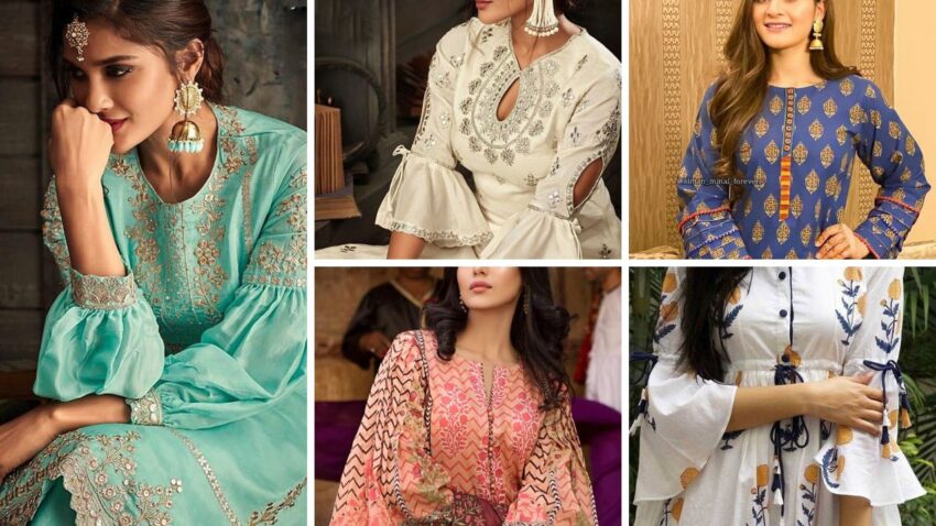 20+ Stylish Sleeves Design for Kurtis to Rock the Ethnic Look 