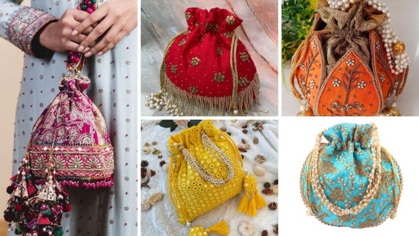 46+ Gorgeous Wedding Stylish Potli Bags 2023