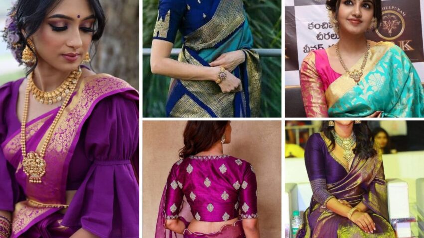 24+ Gorgeous Silk Saree Blouse Designs 2023