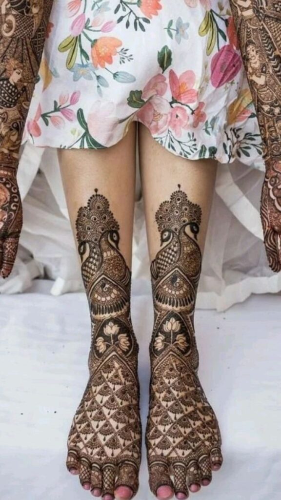 Leg Mehndi Designs