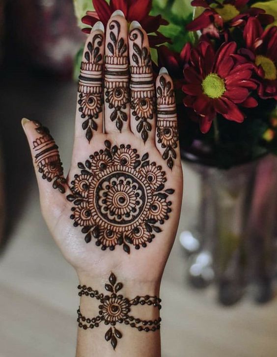 24+ Stunning Mandala Mehendi Designs 2023