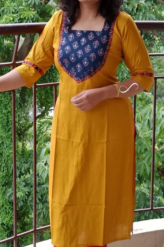Washable Neck Design Ladies Kurti at Best Price in Ahmedabad | Zeel Textiles