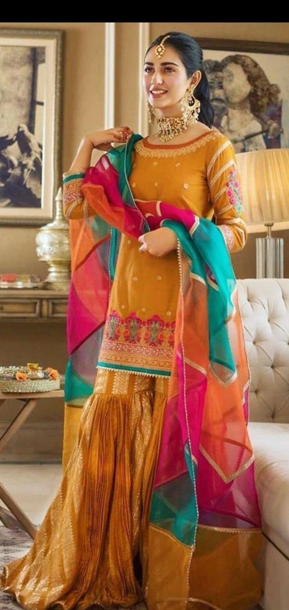 63+ Latest Sharara Dress Designs 2023