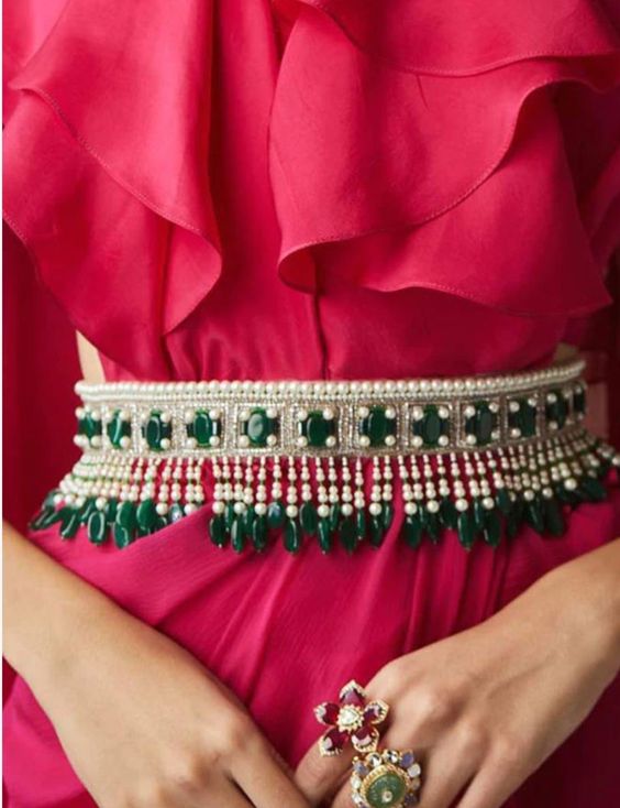 24+ Stunning Saree Belt Designs 2023