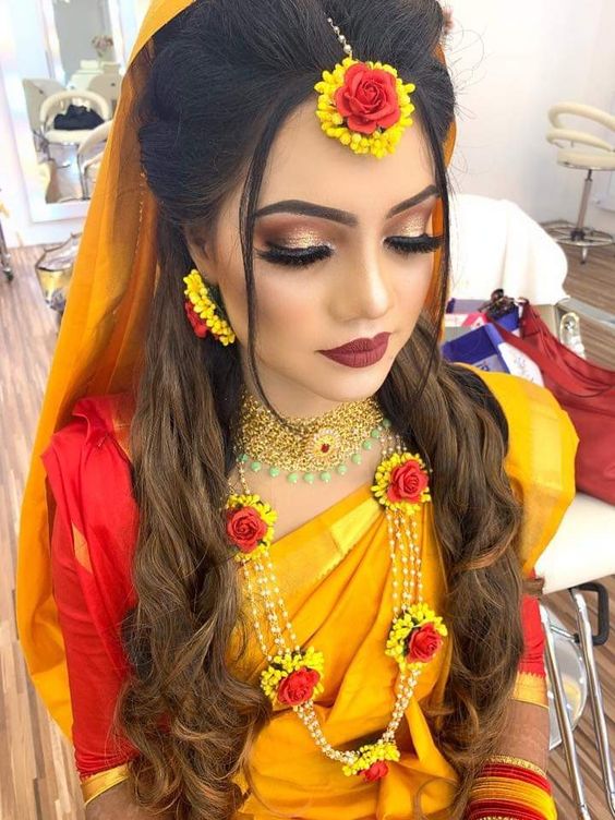 50+ Stunning Haldi Makeup Look For Bride 2023