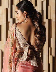 30+ Stunning Back Knot Blouse Designs 2023