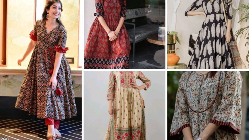 24+ Latest Kalamkari Kurtis Design 2023