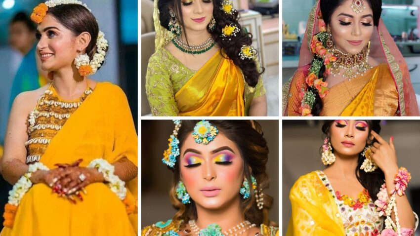 50+ Stunning Haldi Makeup Look For Bride 2023