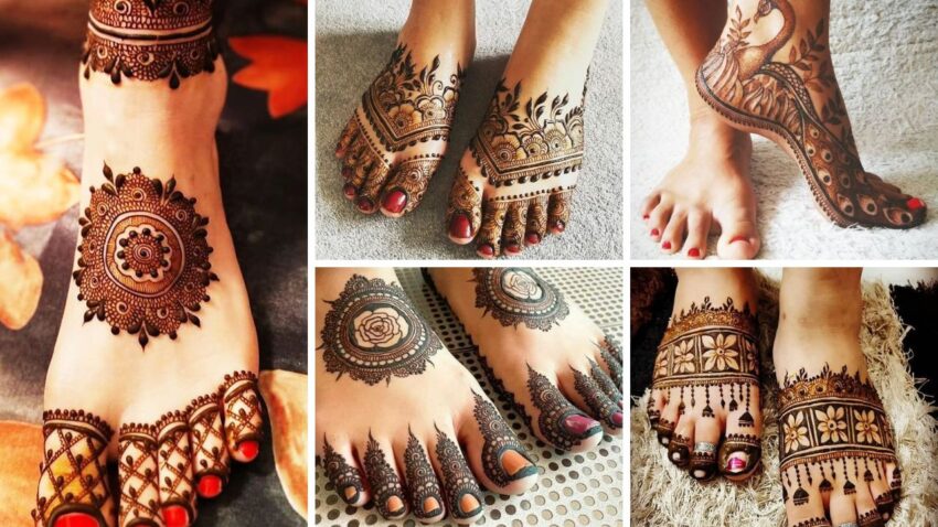 30+ Stunning Leg Mehndi Designs 2023