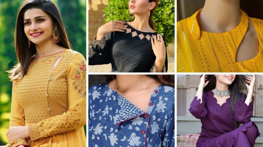 Neck designs of kurtis with buttons – 25 New Collection of Kurti Neck  Designs For Women in – Blouses Discover the Latest Best Selling Shop  women's shirts high-quality blouses