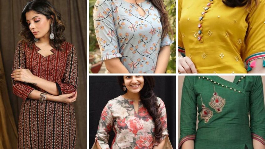 Latest neck designs of kurtis images – 15 Latest Kurti Neck Designs In –  Blouses Discover the Latest Best Selling Shop women's shirts high-quality  blouses