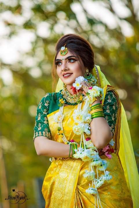 50+ Stunning Haldi Makeup Look For Bride 2023