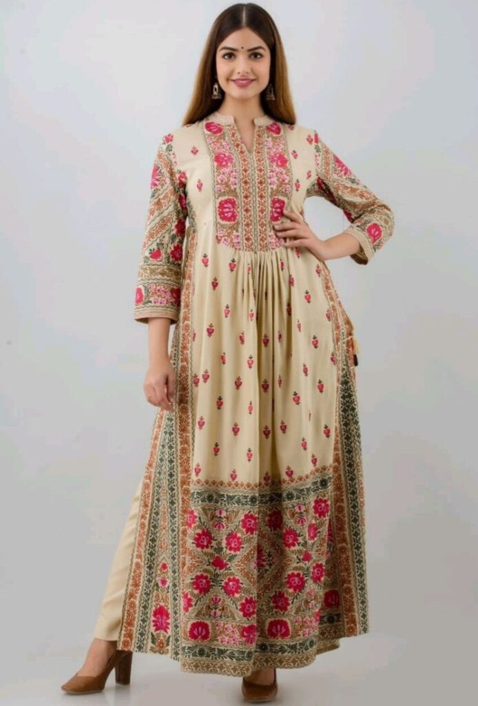 24+ Latest Kalamkari Kurtis Design 2023