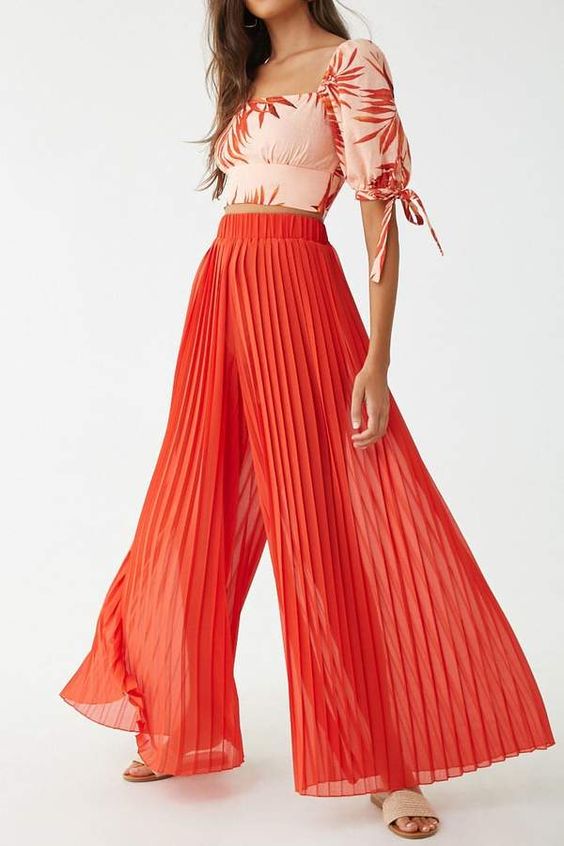 24+ Stylish Palazzo Pants Design 2023