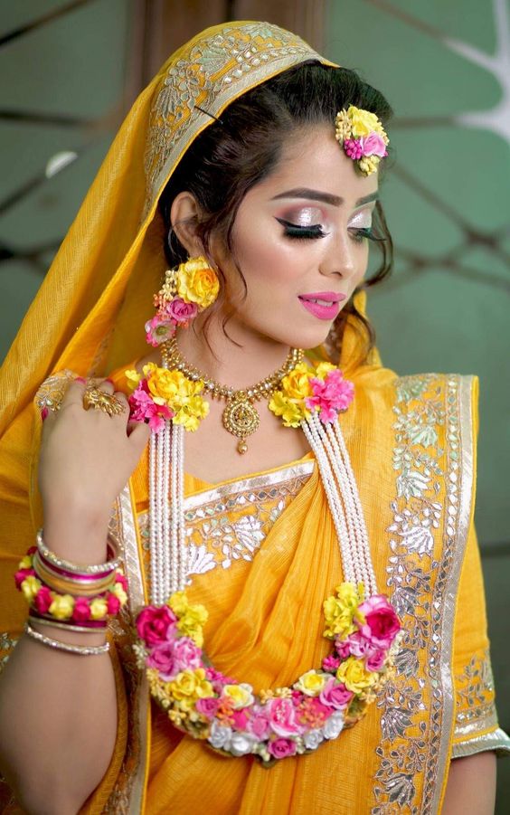 50+ Stunning Haldi Makeup Look For Bride 2023