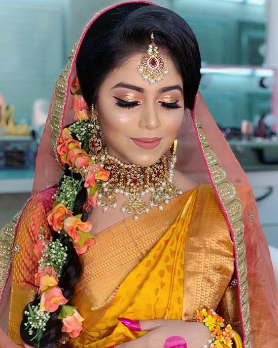 50+ Stunning Haldi Makeup Look For Bride 2023