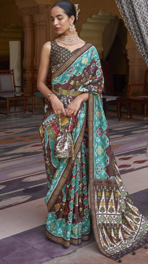 33+ Beautiful Patola Silk Saree 2023