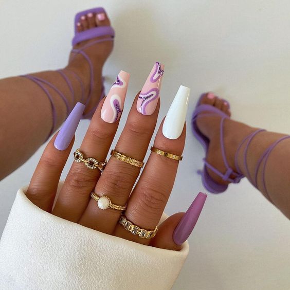 24+ Cute Acrylic Nail Ideas 2023