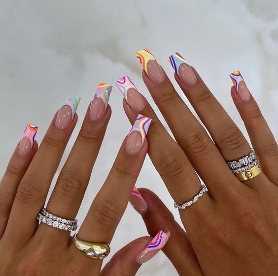 24+ Cute Acrylic Nail Ideas 2023