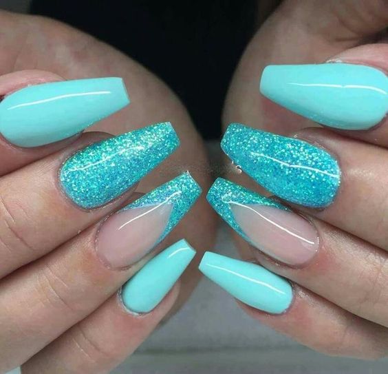 60+ Beautiful Blue Nail Designs 2023