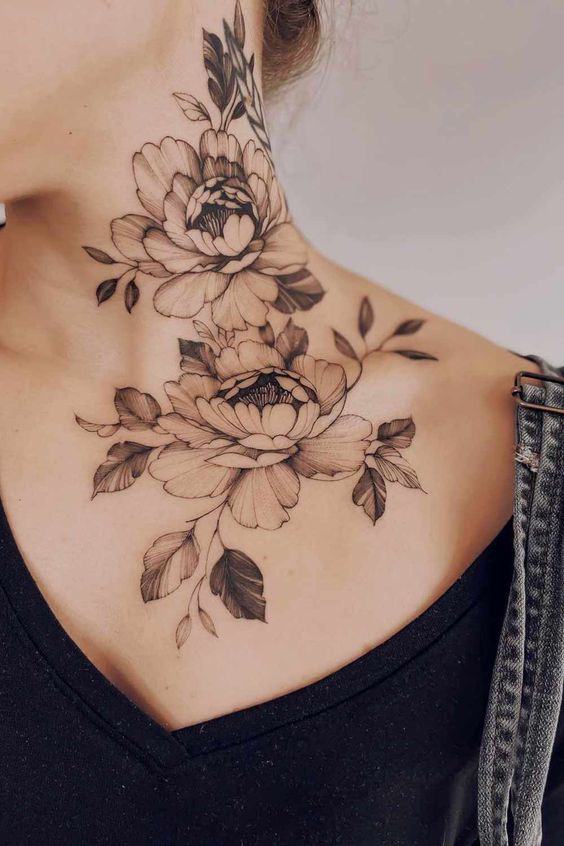 54+ Cute Classy Female Neck Tattoos