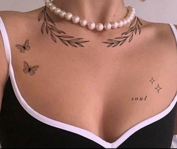 54+ Cute Classy Female Neck Tattoos