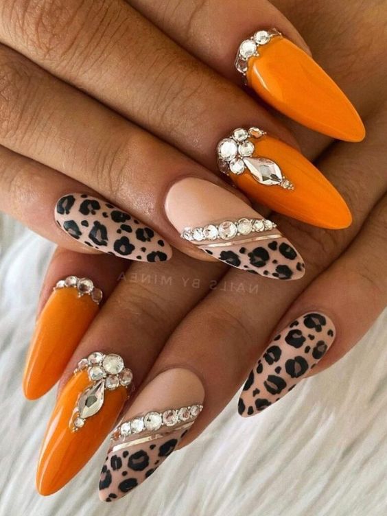 60+ Trending Leopard Nail Design 2023