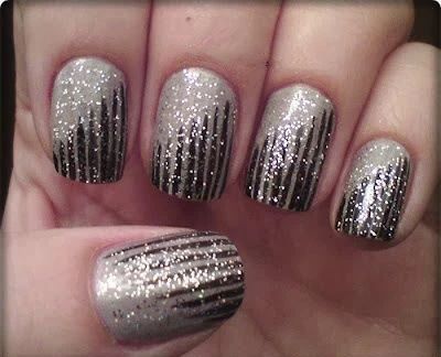 33+ Beautiful Black And Silver Nail Designs 2023