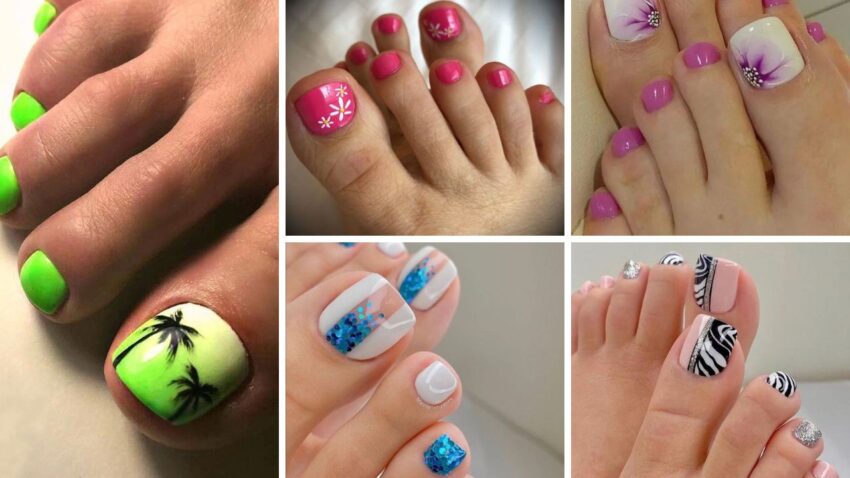 36+ Cute Trendy Toe Nail Designs 2023