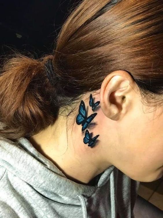 54+ Cute Classy Female Neck Tattoos