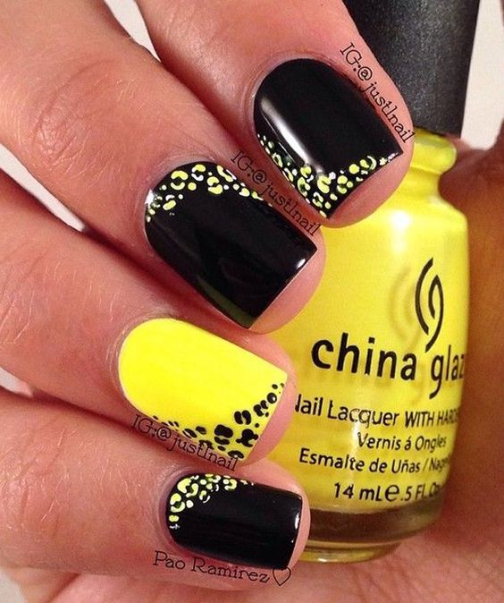 60+ Beautiful Neon Yellow Nail Designs 2023