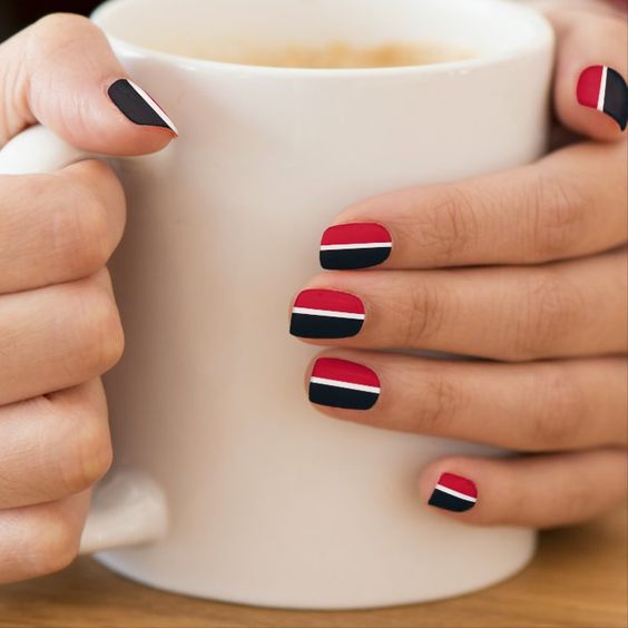 60+ Red And White Nail Designs 2023